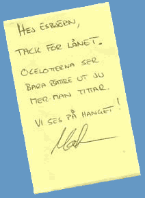 Post-it fr&aring;n Martin Norsell